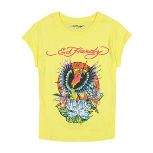 Phoenix Rhinestone Cap Sleeve Tee