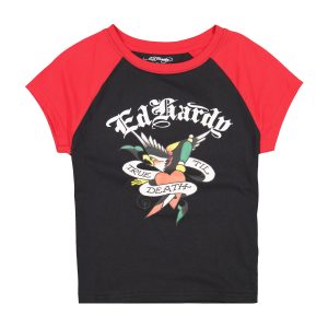 True Eagle Raglan Cap Sleeve Tee