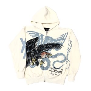 Eagle Rhinestone Hoodie