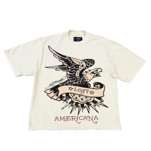 Lost Eagle Rhinestone Boxy Tee