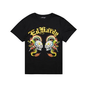 Dragon Skull Mens SS Tee