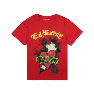 Sacred Heart Mens Rhinestone SS Tee