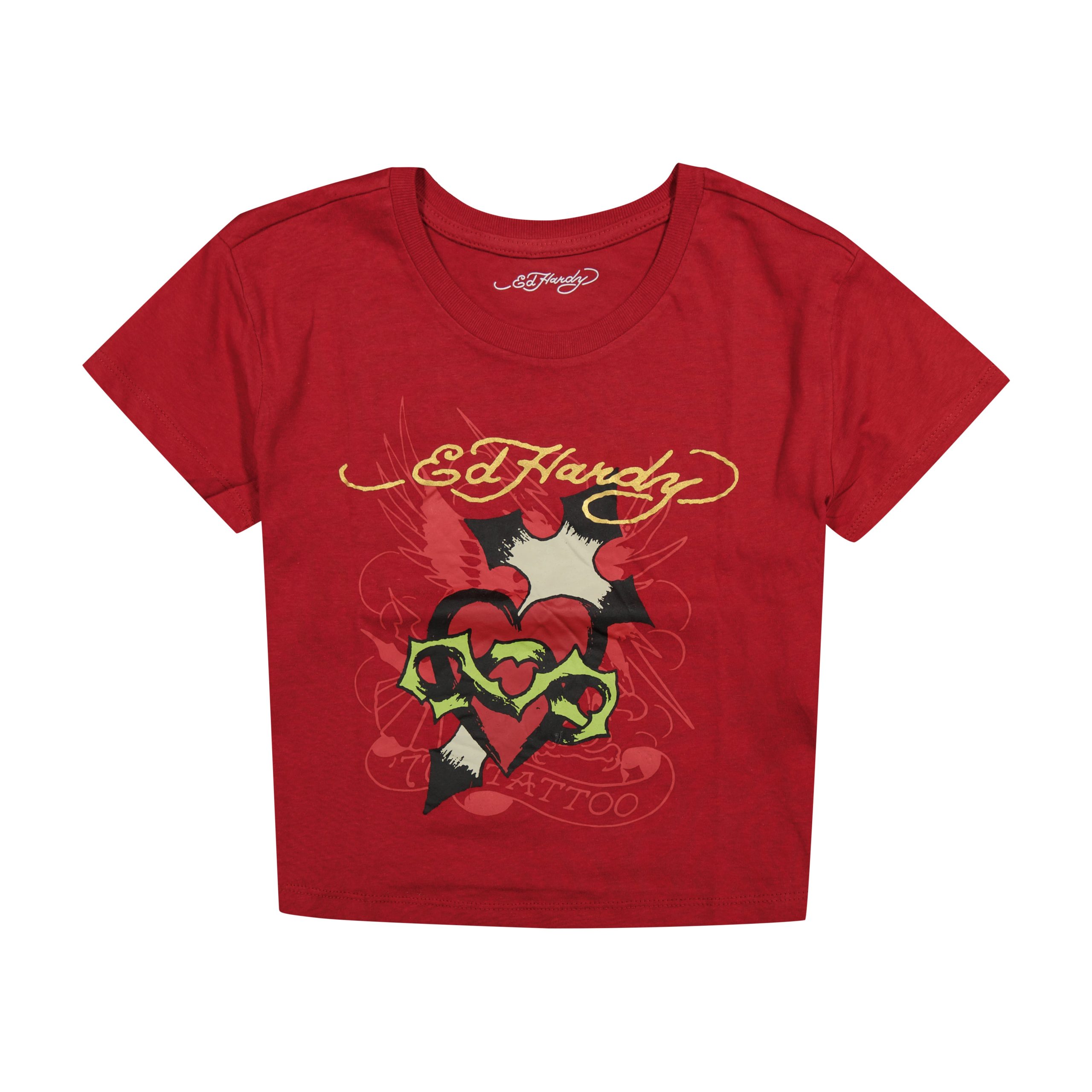 Heart Cross Baby Tee