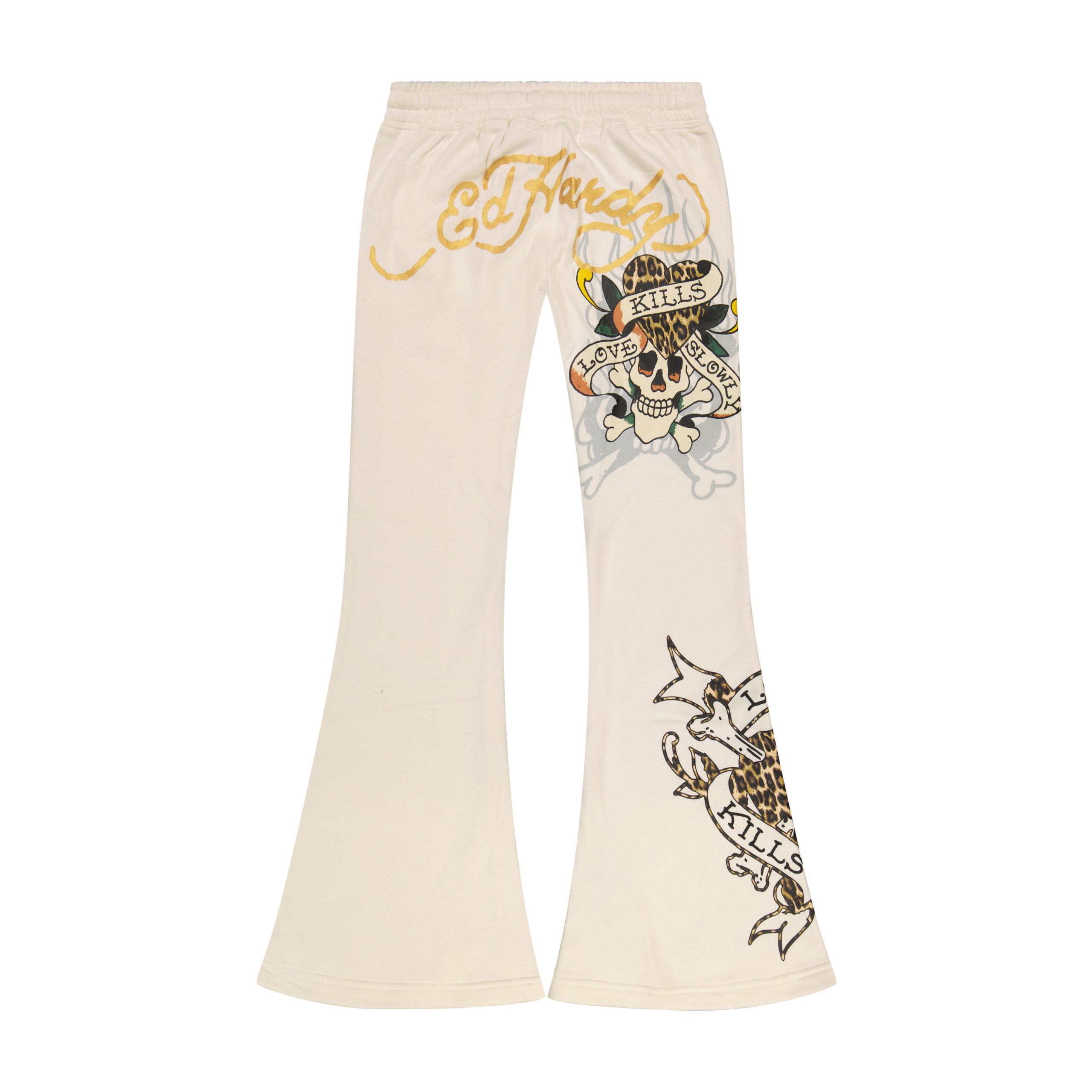 LKS Skull Boot Cut Sweatpants - Image 2
