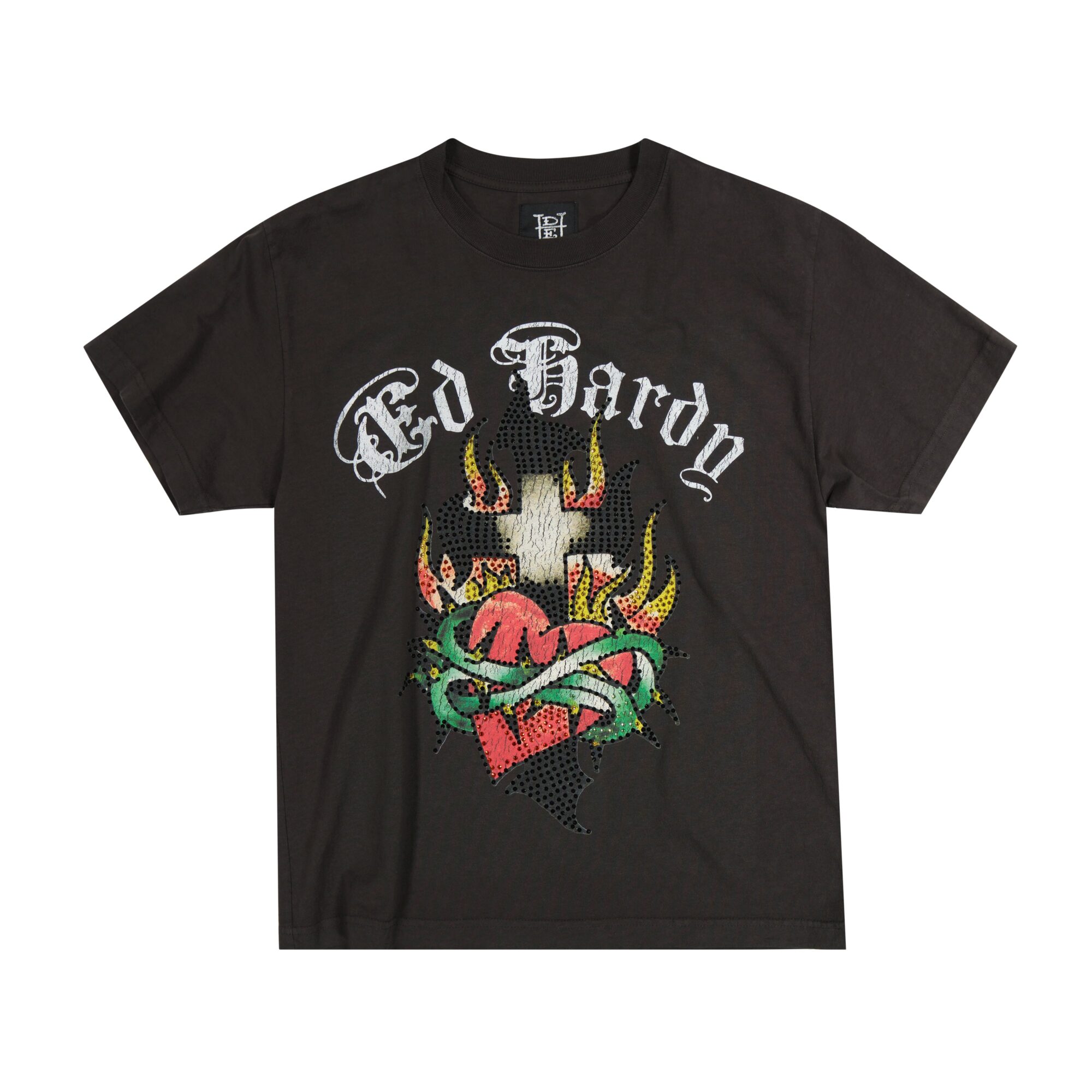 LIMITED EDITION - RHINESTONE SACRED HEART TEE