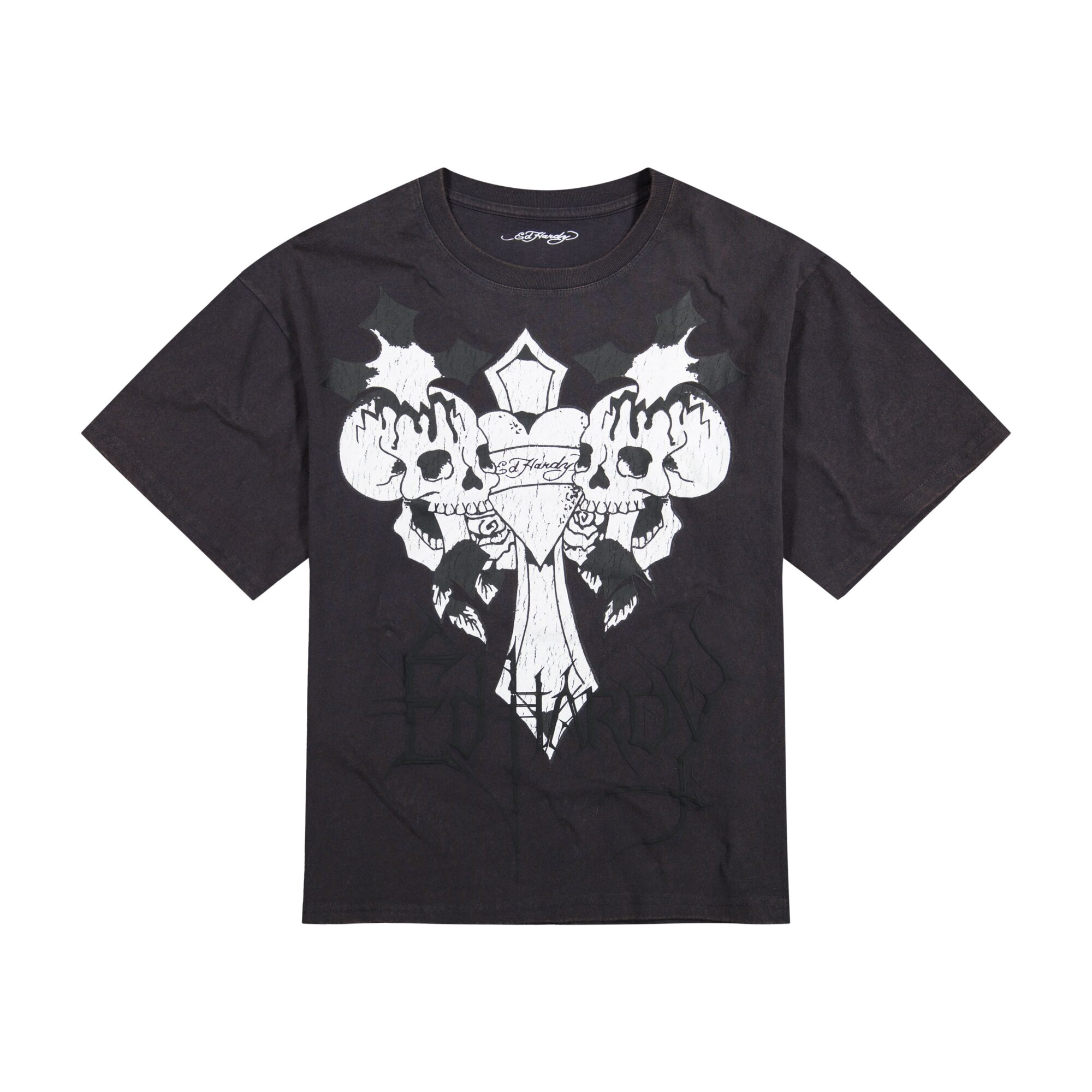 CROSS SKULLS BOXY TEE