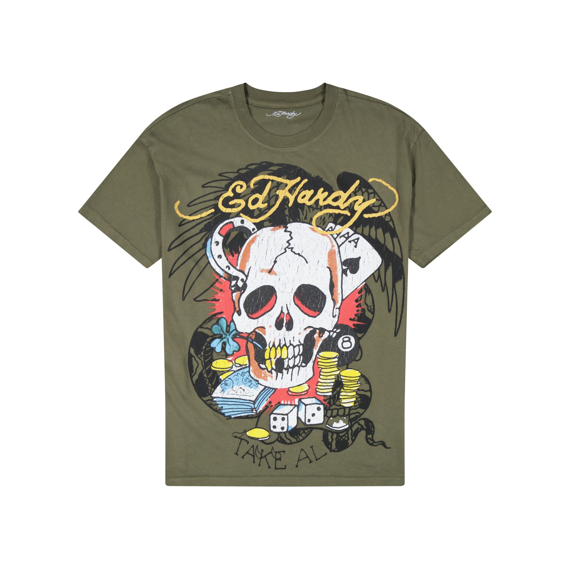 SKULL ACES BOXY TEE