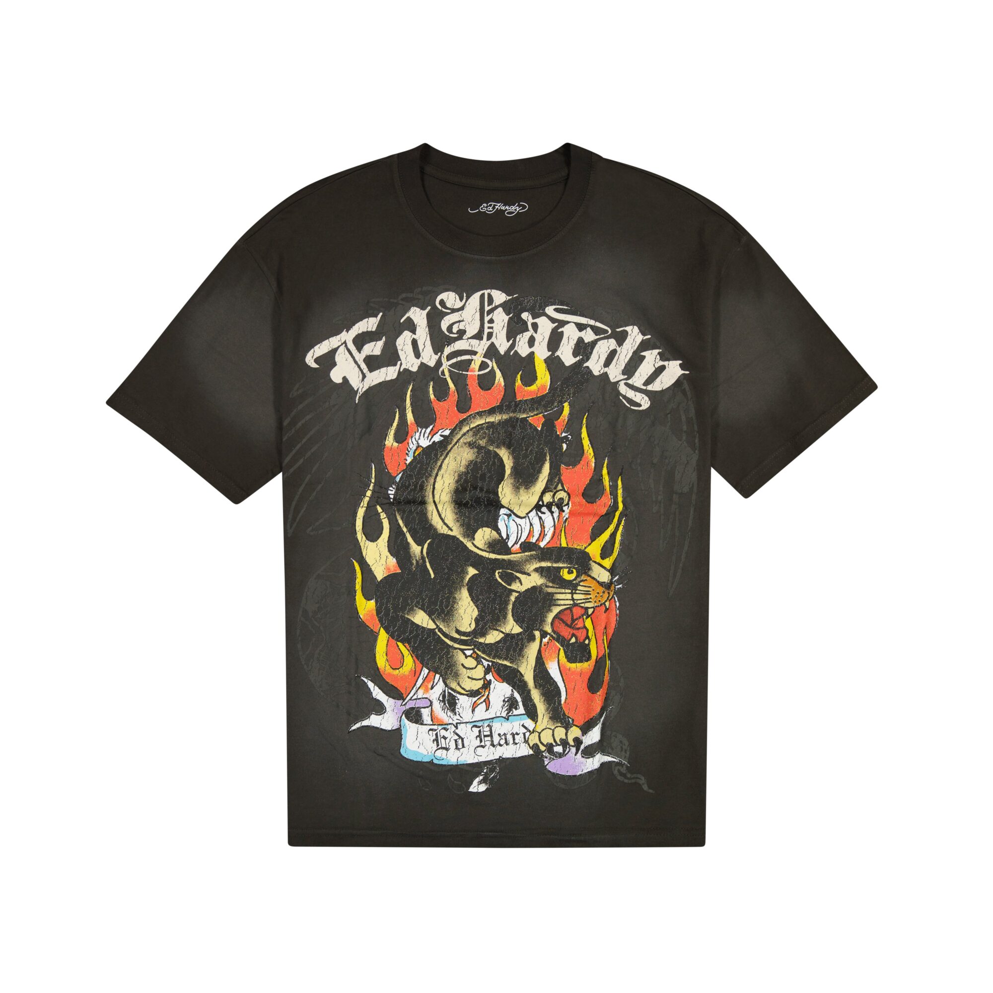 PANTHER FLAME BOXY TEE