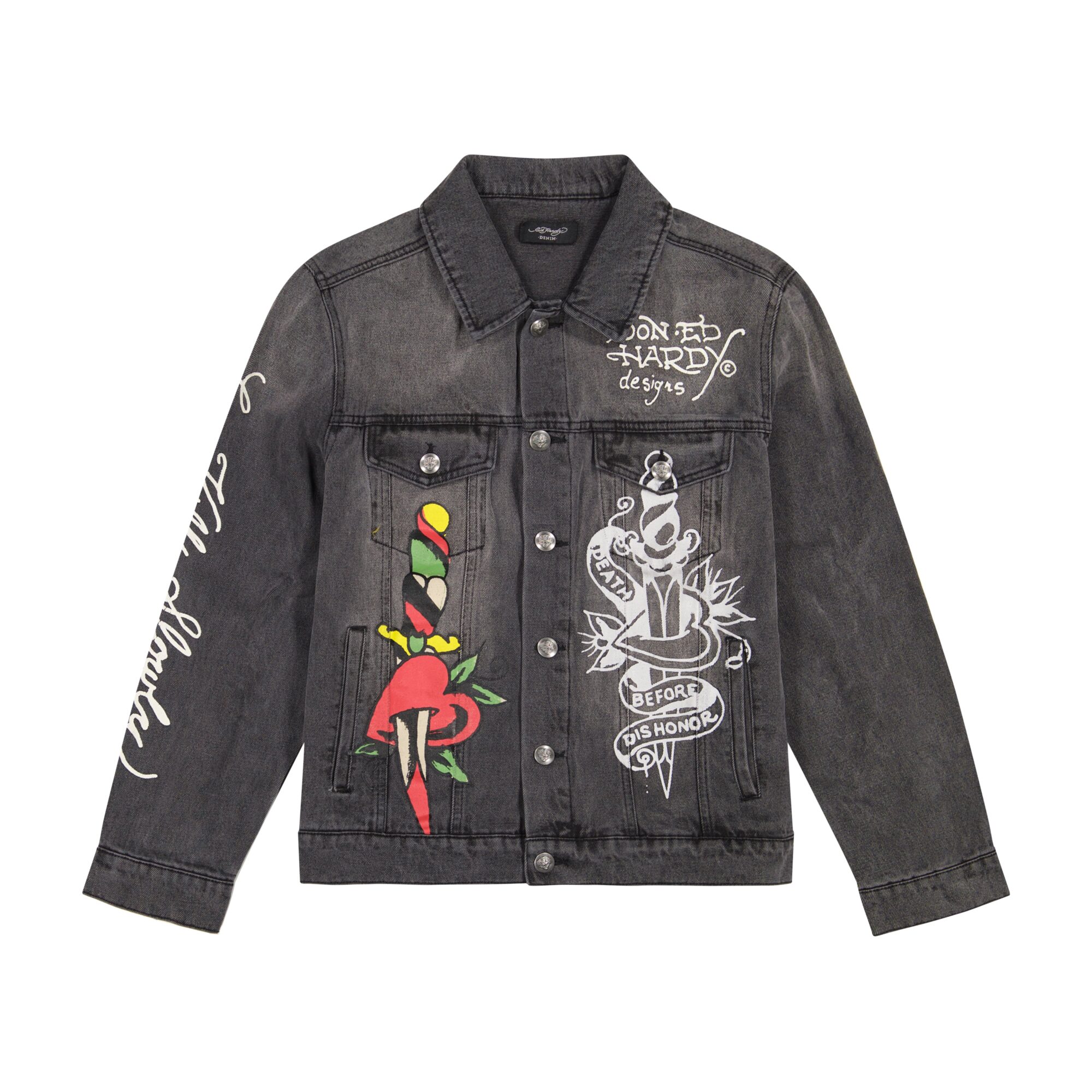 HEART WINGS UNISEX TRUCKER JACKET