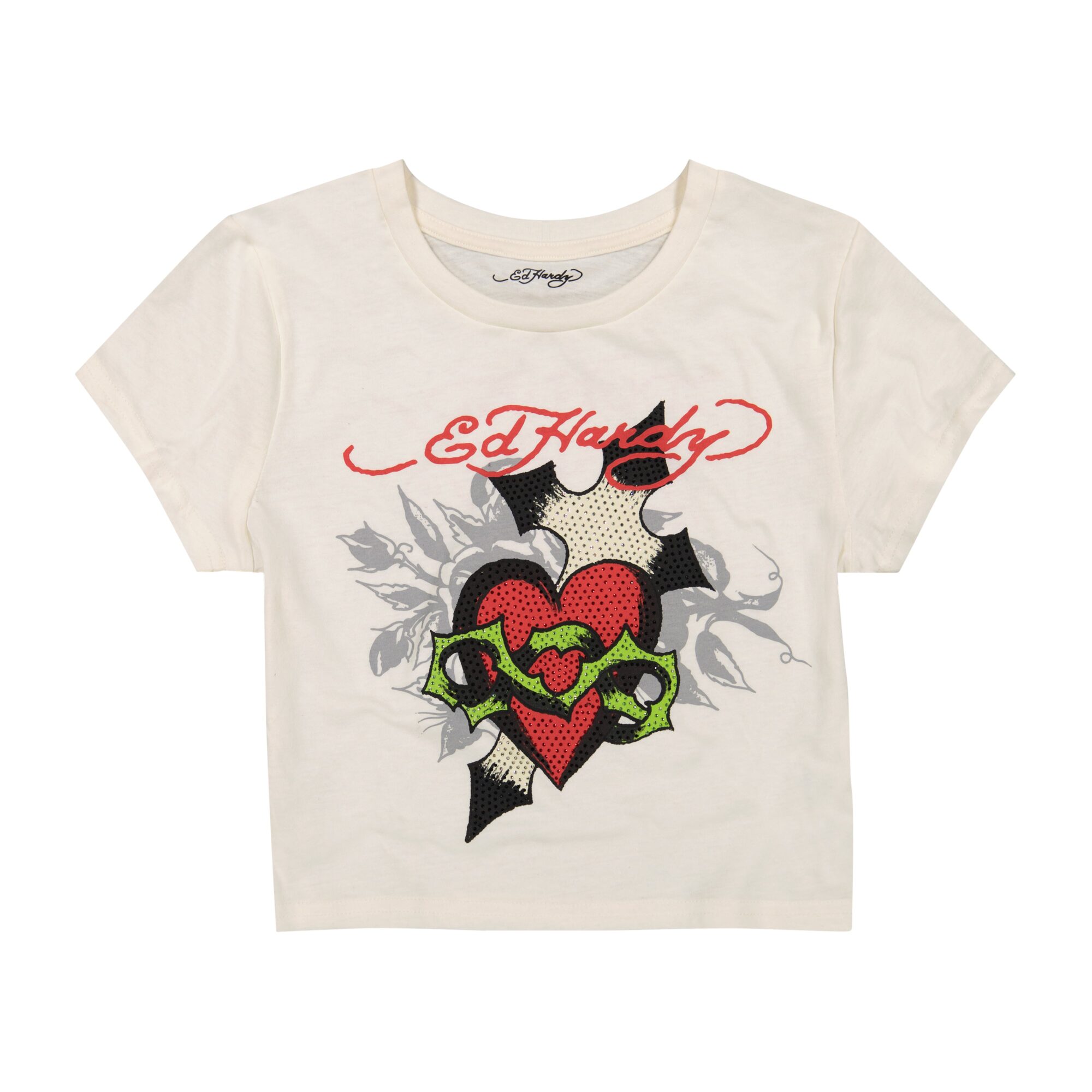 CROSS HEART BABY TEE