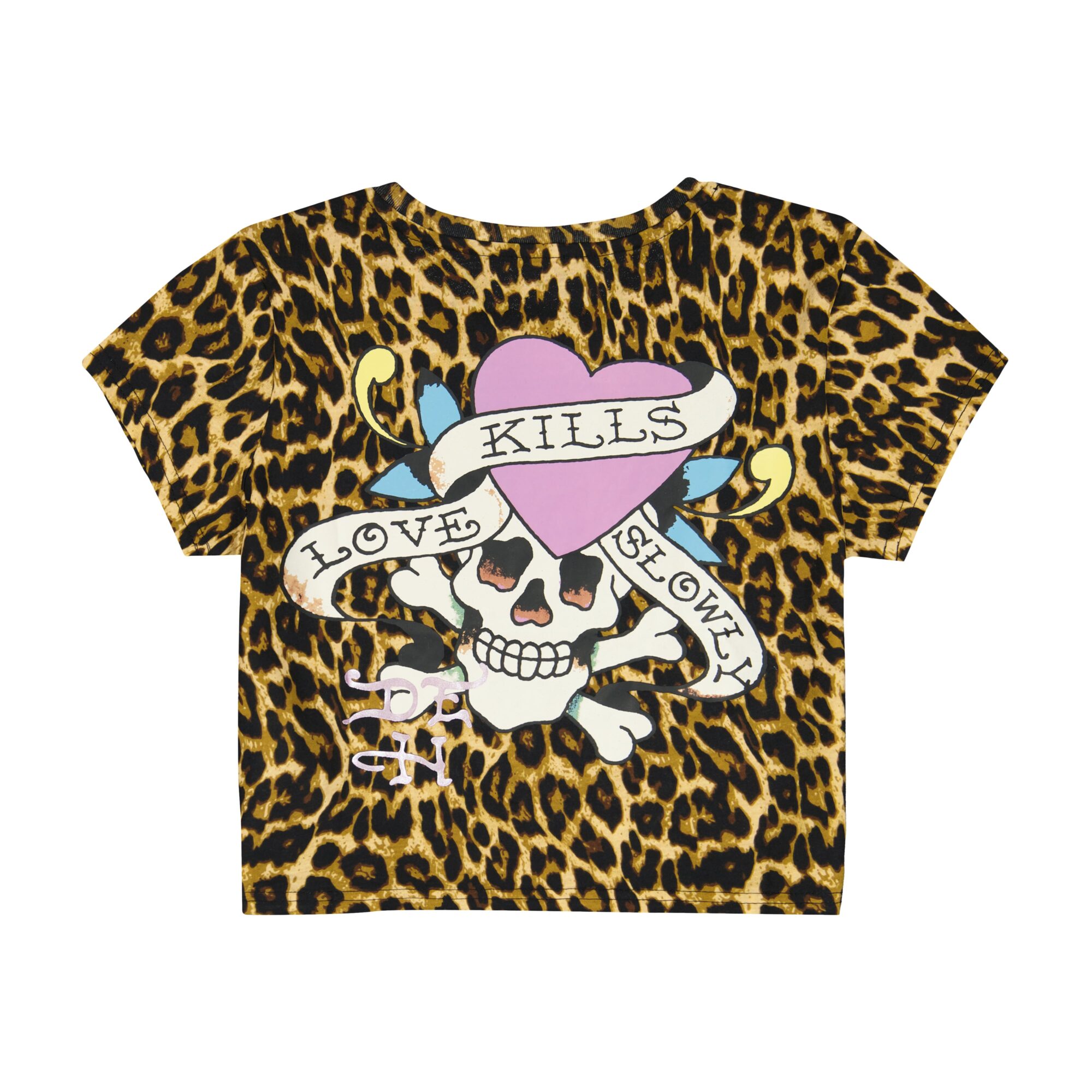 LKS PINK SKULL BABY TEE