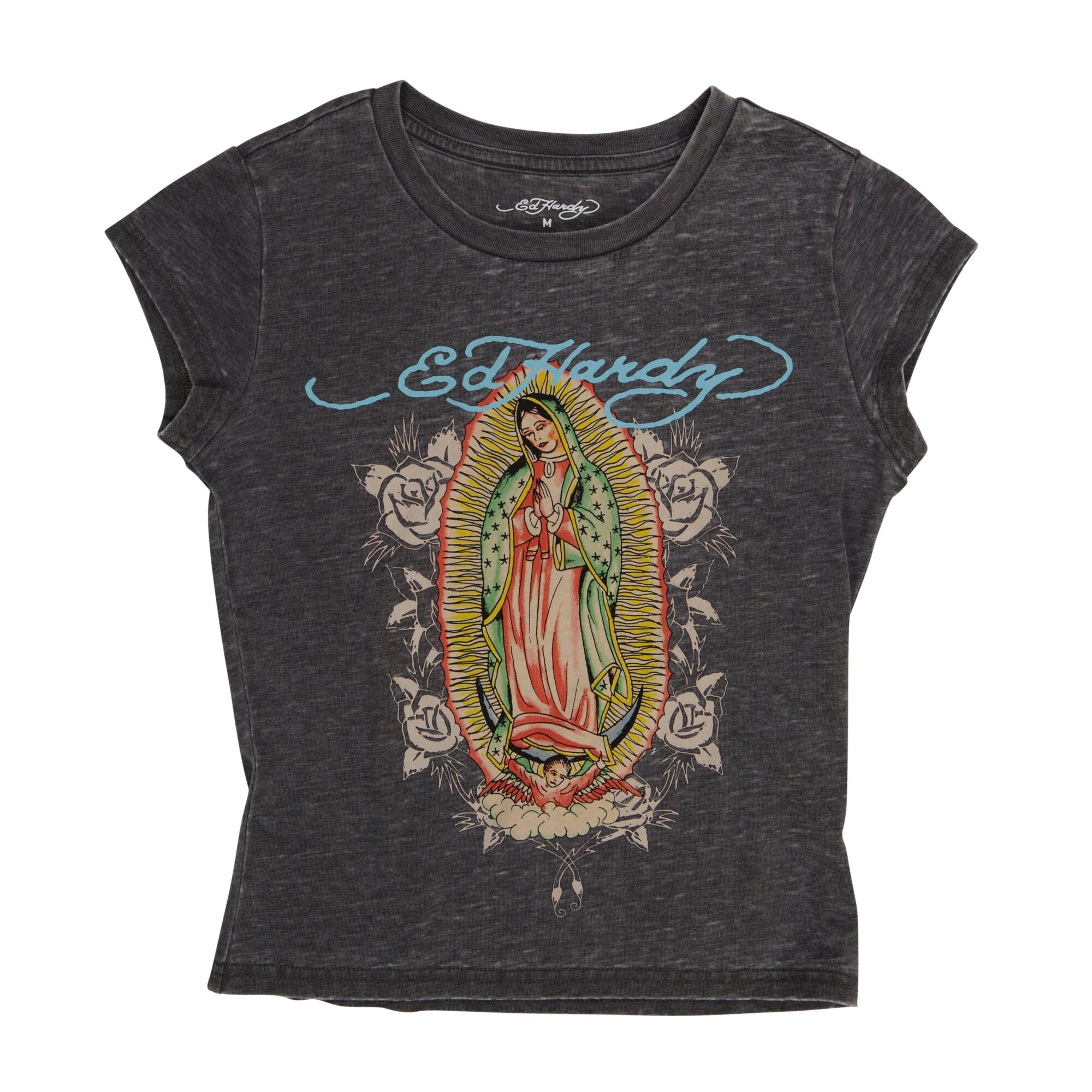 MARY BURNOUT CAP SLEEVE TEE