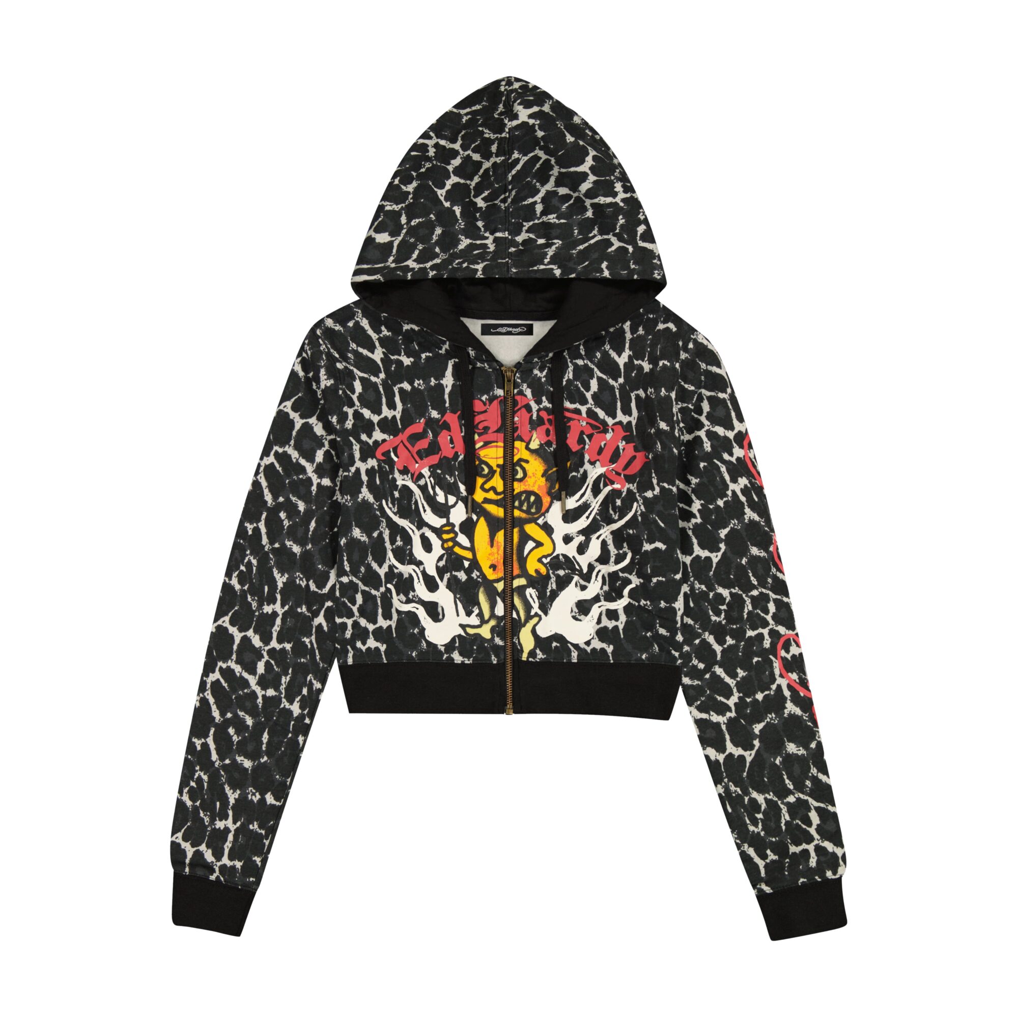 BABY DEVIL ZIP FRONT HOODIE