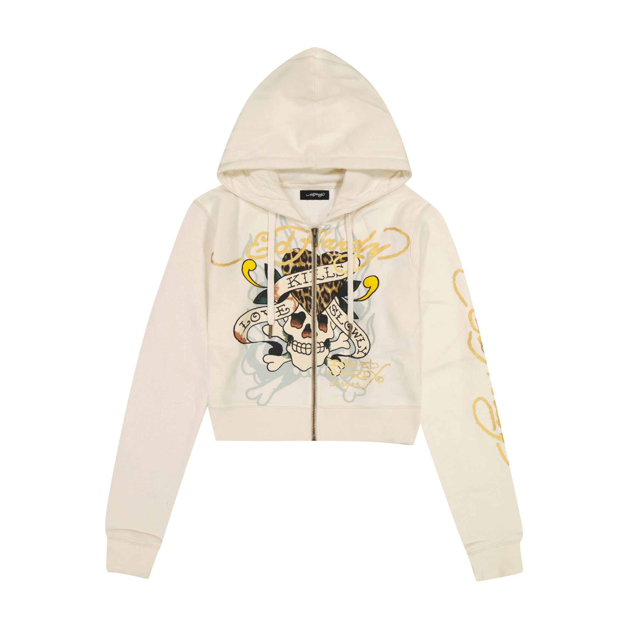 LKS SKULL ZIP FRONT HOODIE