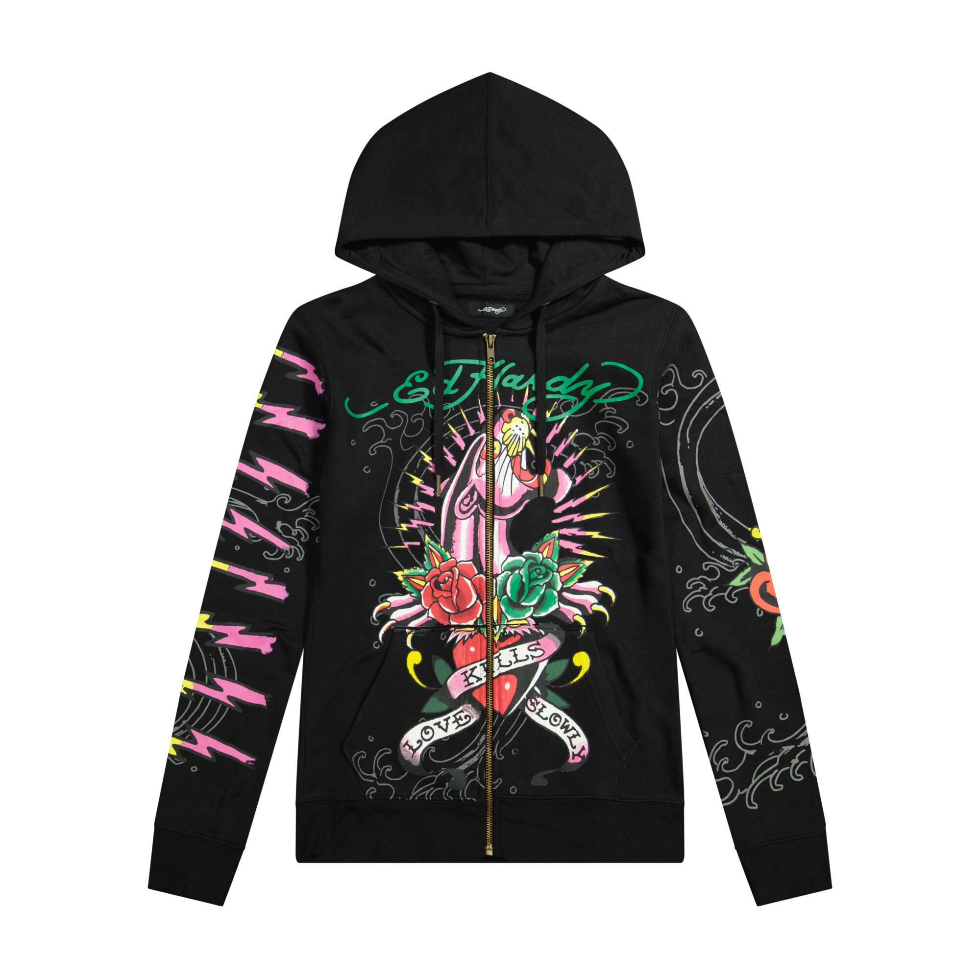 PINK PANTHER LONG FLEECE HOODIE