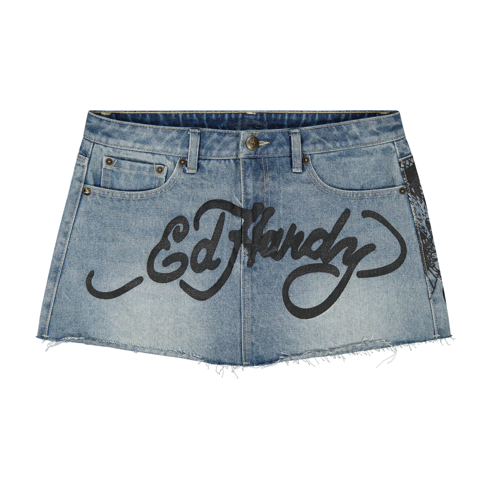 FAMOUS SKUNK DENIM SKIRT
