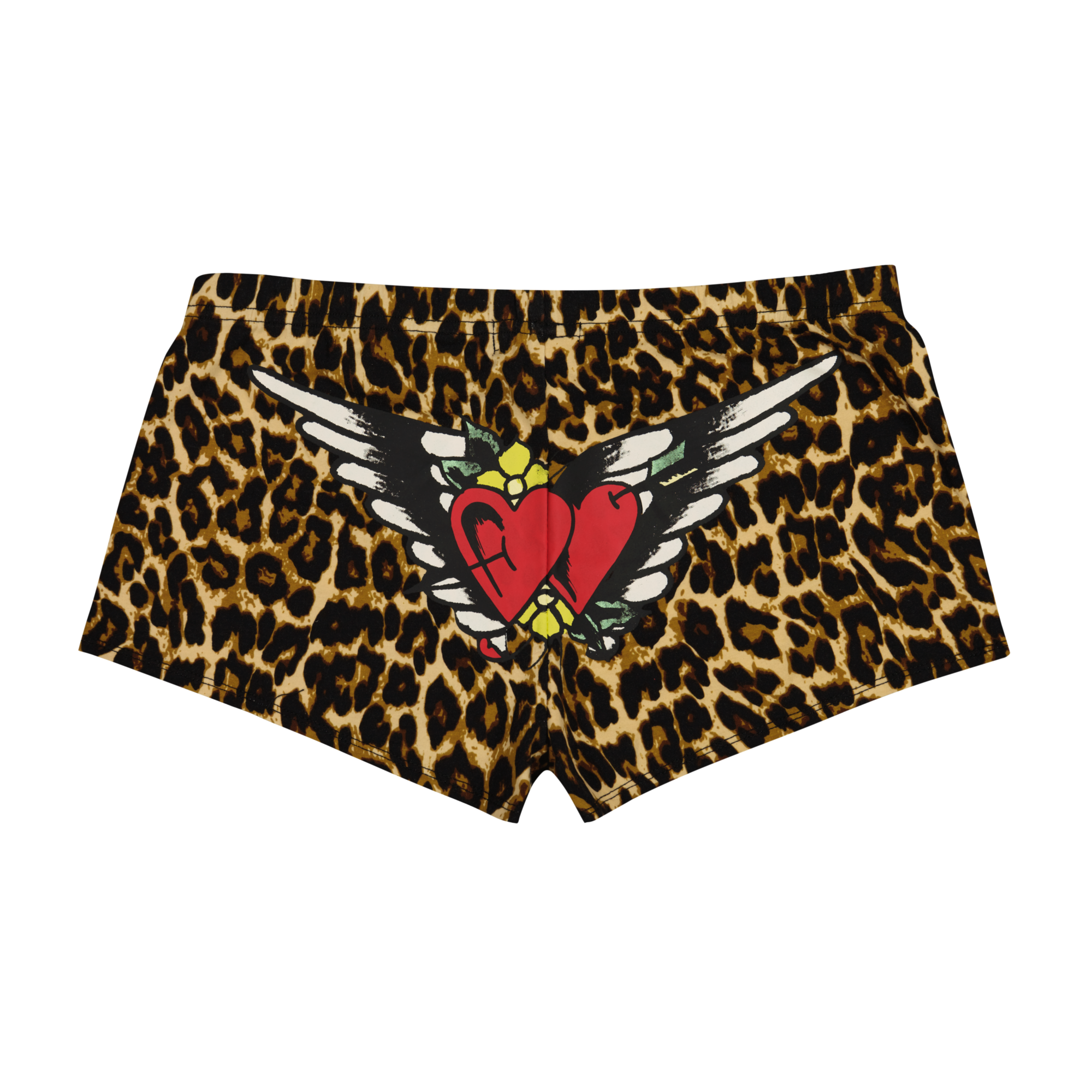 LEOPARD BOOTY SHORTS
