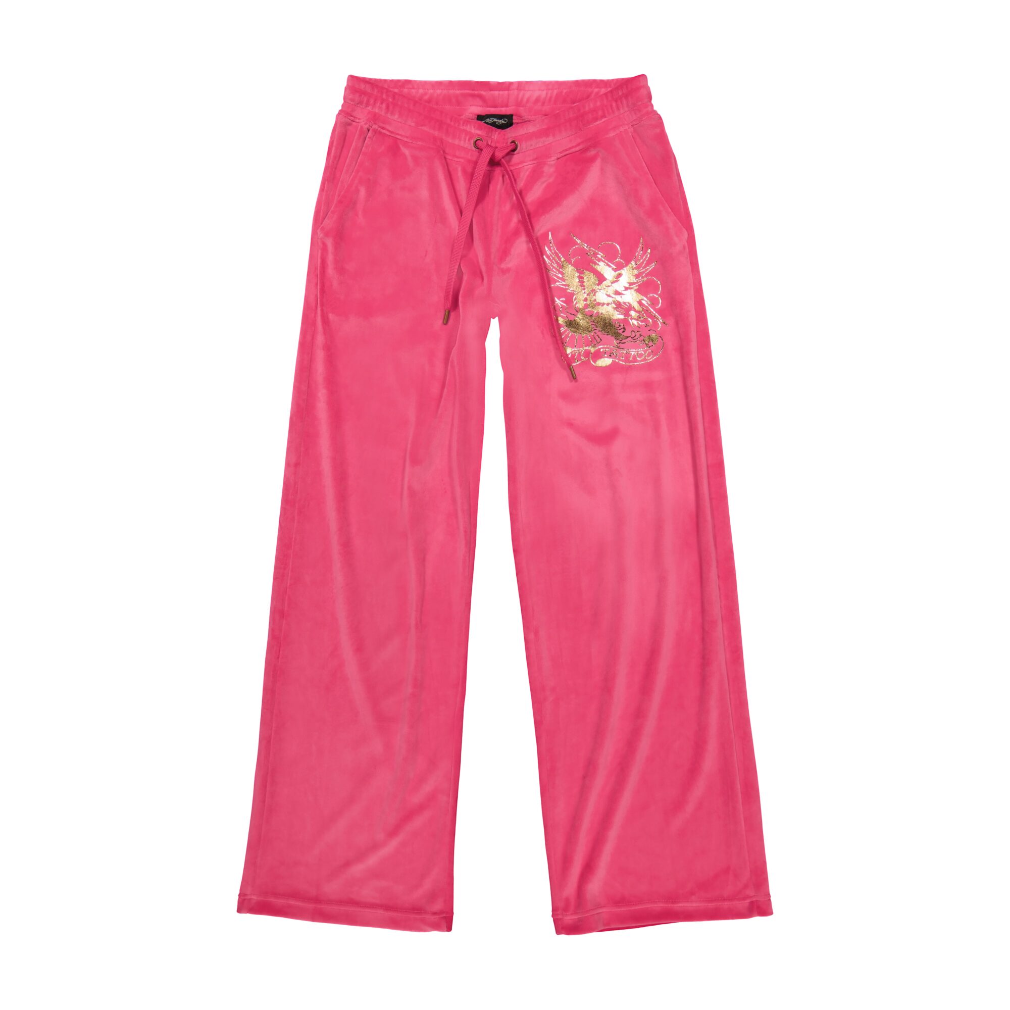 TATTOO EAGLE Y2K VELOUR SWEATPANTS