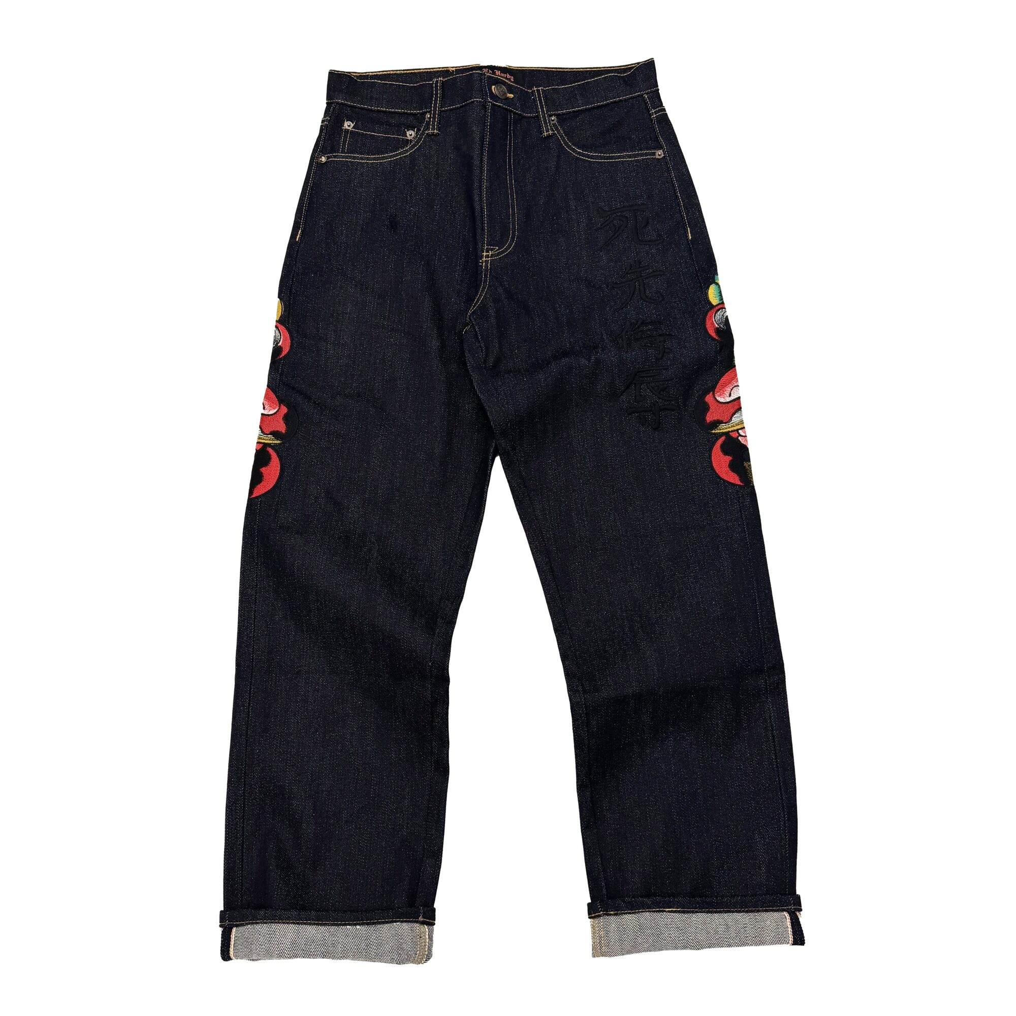 SKULLS SELVAGE DENIM
