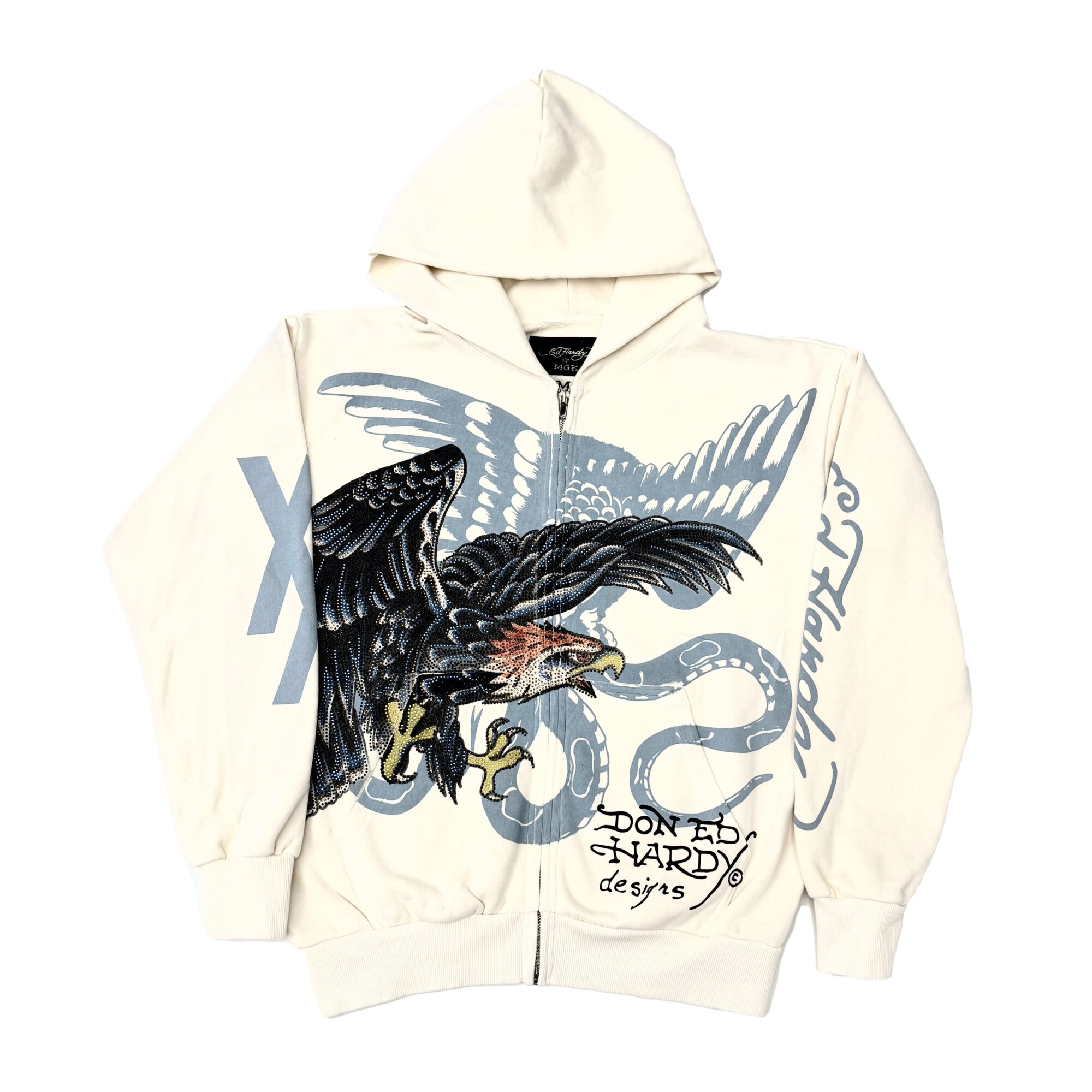 EAGLE RHINESTONE HOODIE