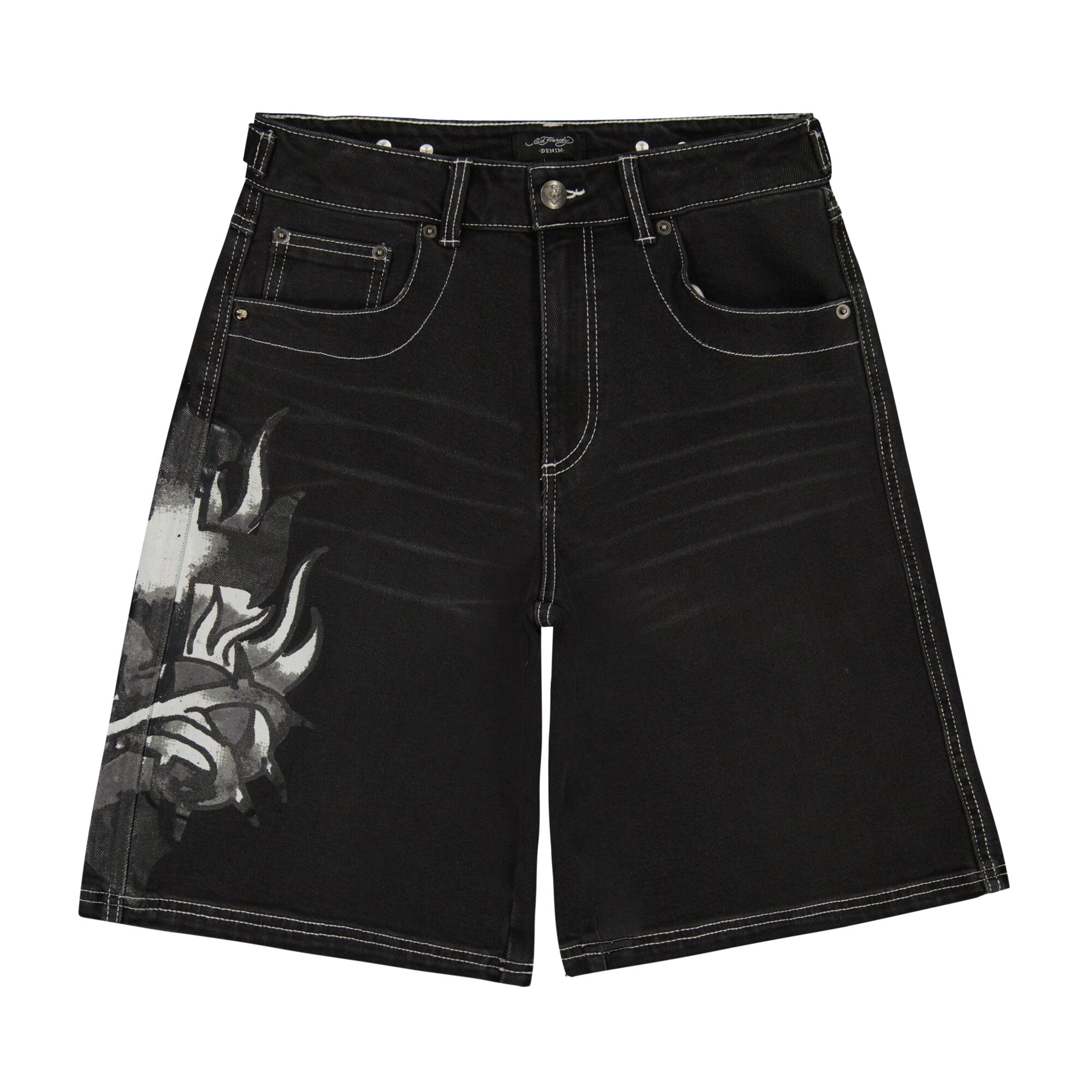 SACRED HEART DENIM JORT