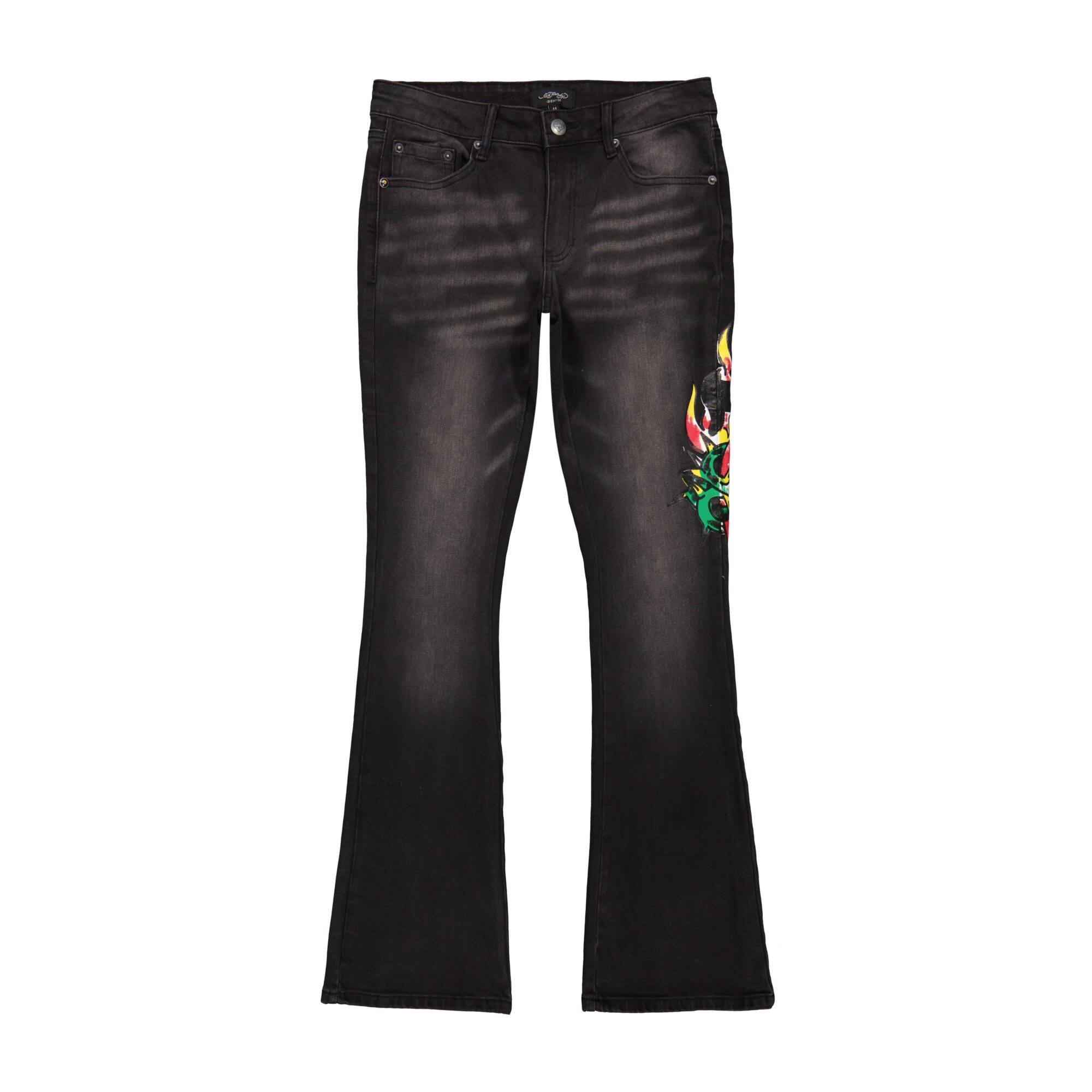 SACRED HEART LOW WAIST BOOTCUT JEAN