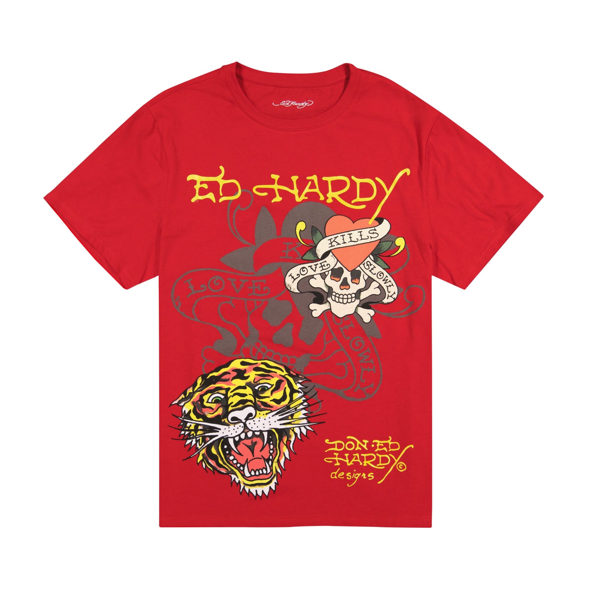 TIGER SKULL MULTI TATTOO TEE