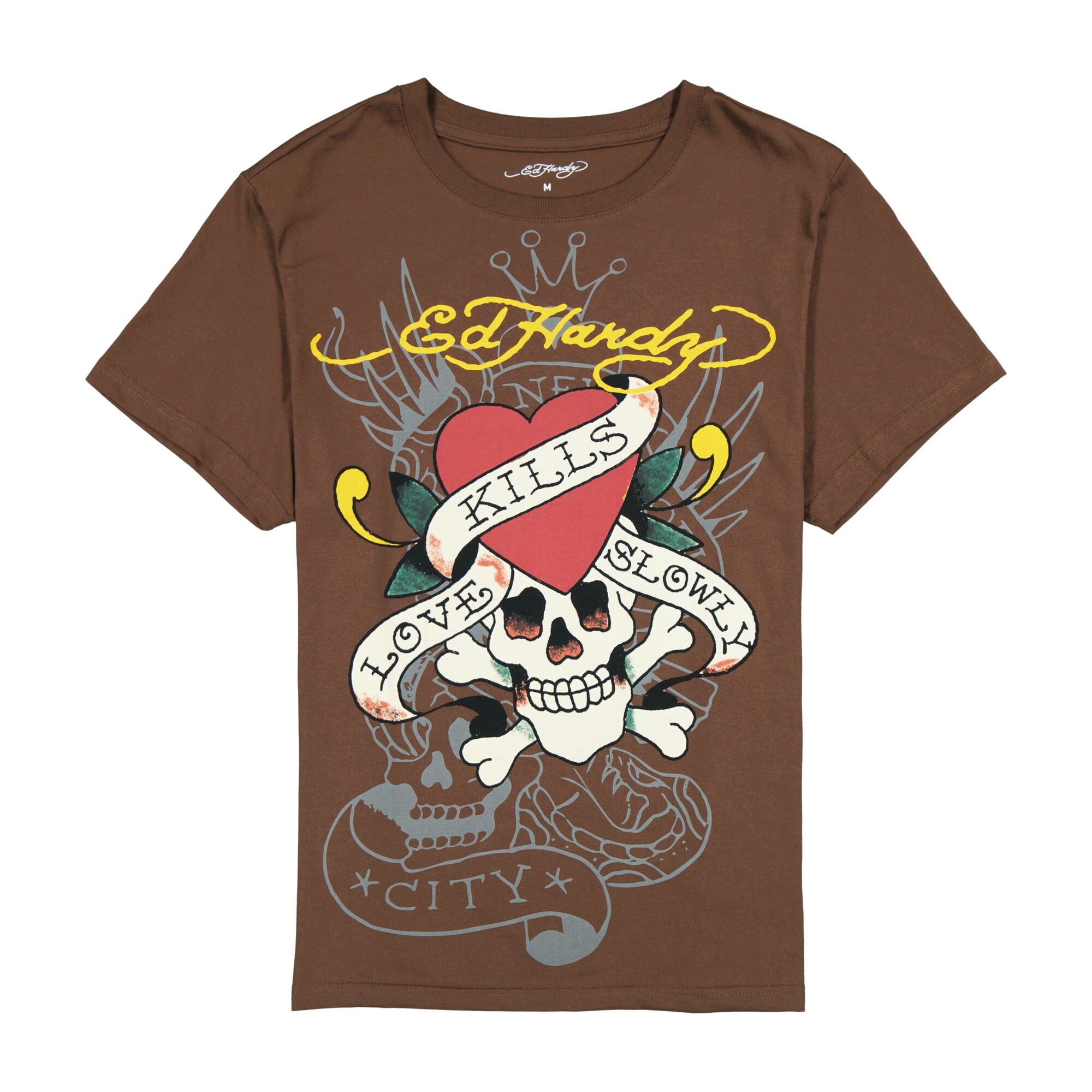 LKS SKULL TEE - COCOA